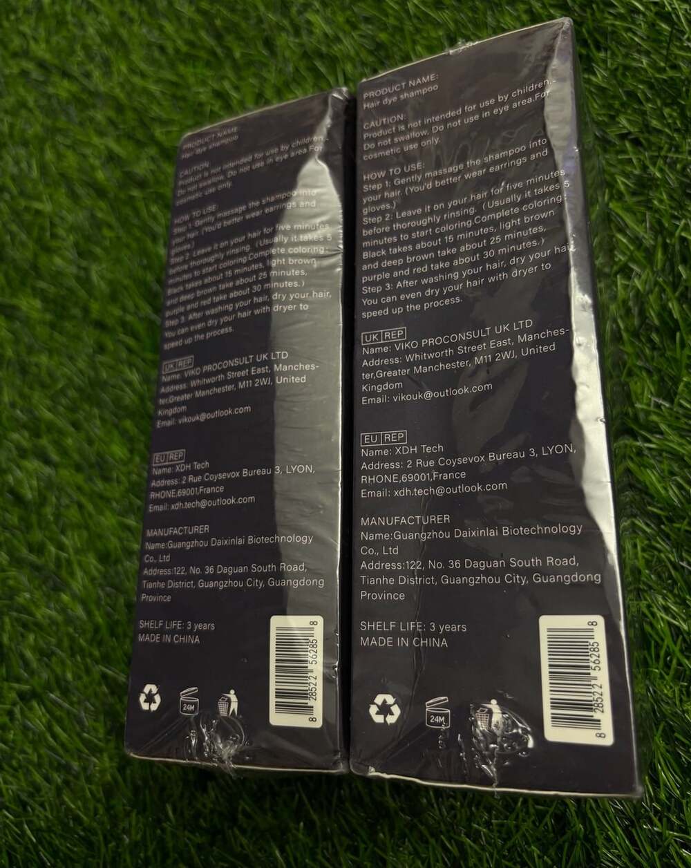 Polar Hair Care Black Hair Dye Shampoo 200ml / 6.76 fl oz New - Picture 3 of 3